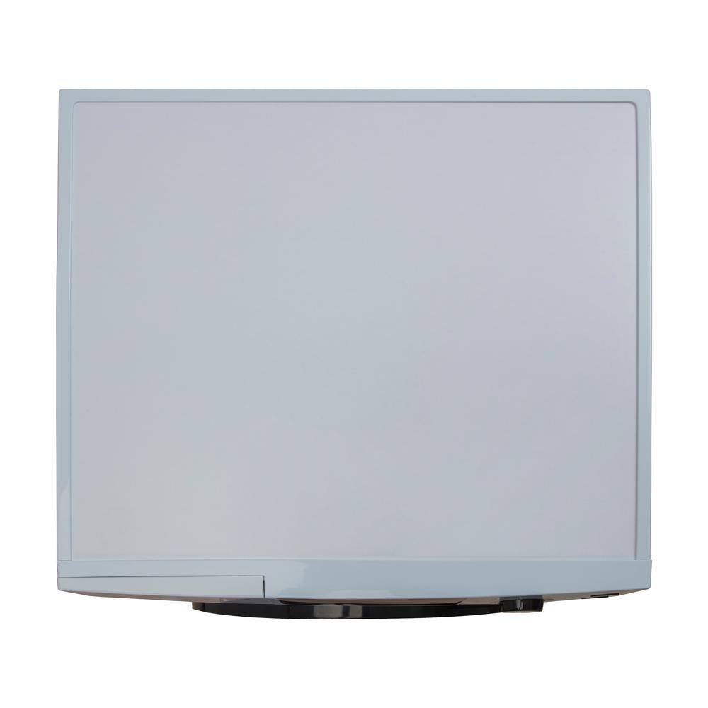 24" White Front-Load Vented Dryer with Moisture Sensing