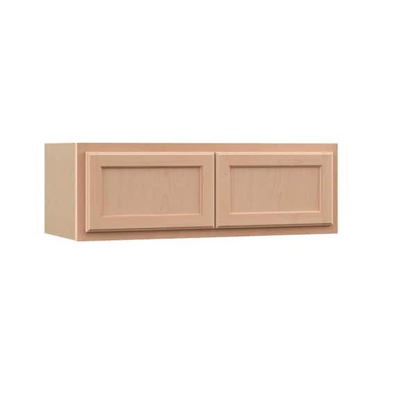 Recessed Panel 36 in. W x 12 in. D x 12 in. H Assembled Wall Bridge Kitchen Cabinet in Unfinished