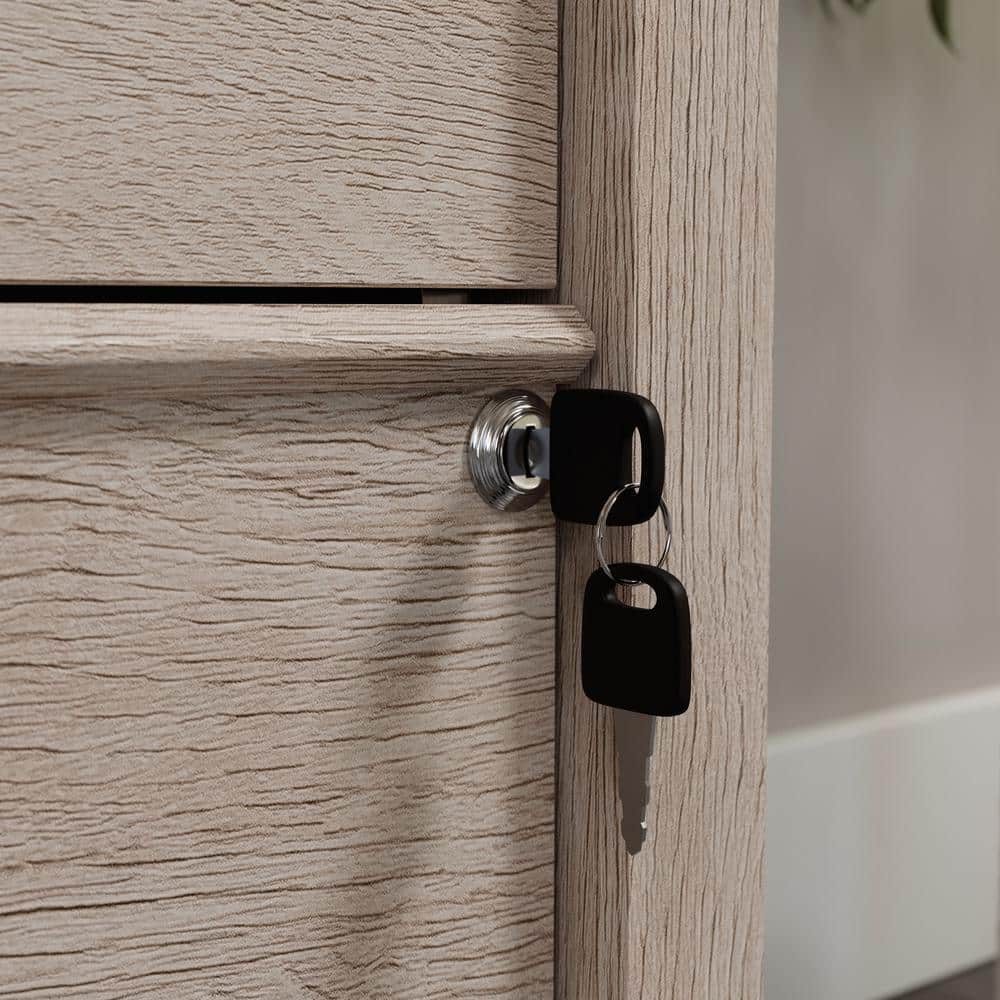 Cascade Oak 2-Drawer Lockable Lateral File Cabinet