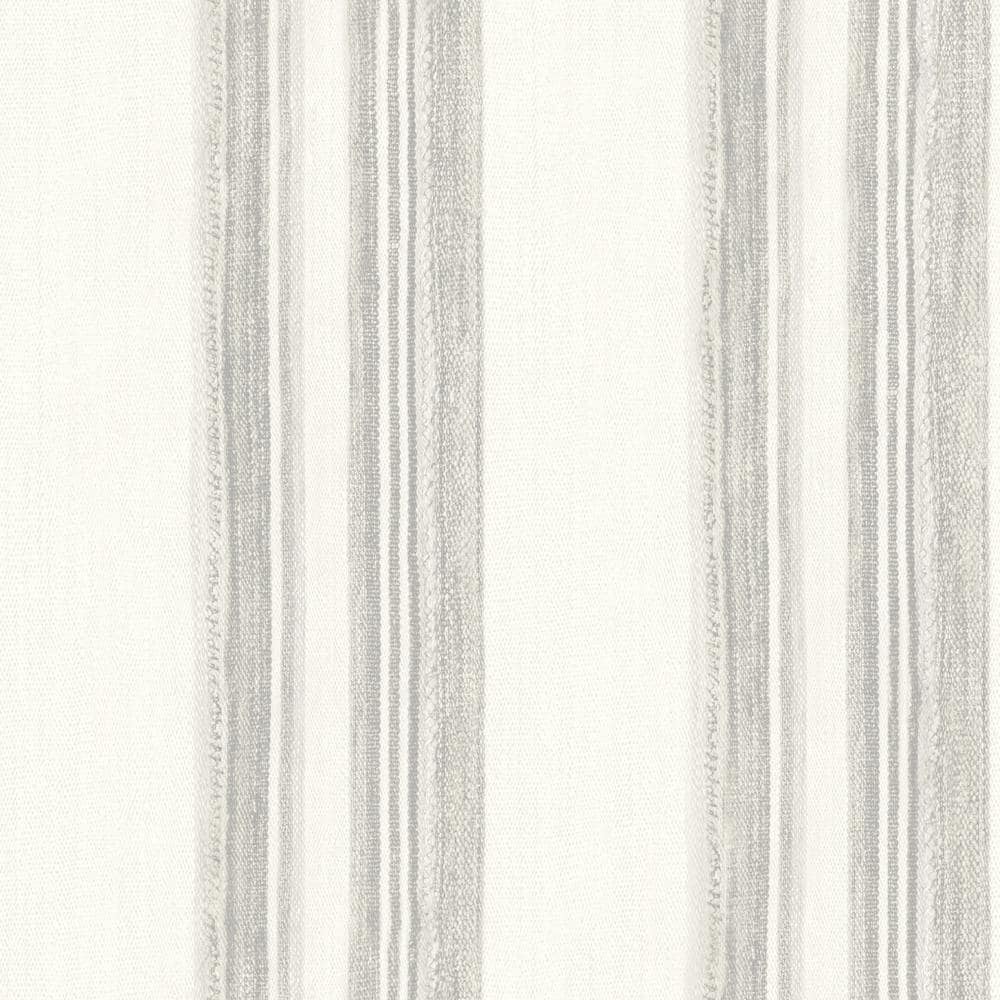 Chesapeake 10 in. W x 13 in. L Grey Loom Spun Wallpaper Sample 4142