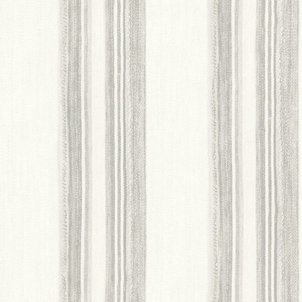 Chesapeake 10 in. W x 13 in. L Grey Loom Spun Wallpaper Sample