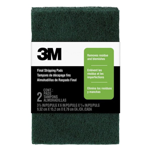 3M 3-3/4 in. x 6 in. x 5/16 in. Final Stripping Pads (2-Pack)
