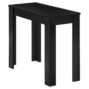 Jasmine 21.5 in. Black Particle Board, Laminate and MDF Accent Table