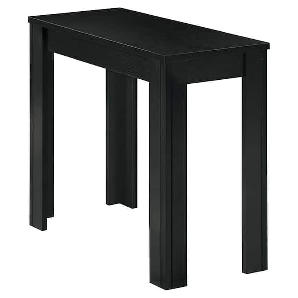 HomeRoots Jasmine 21.5 in. Black Particle Board, Laminate and MDF Accent Table