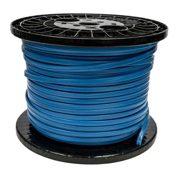 Southwire 1000 ft. 14/3 Solid Romex SIM Pull CU NM-B W/G Wire Blue Spool
