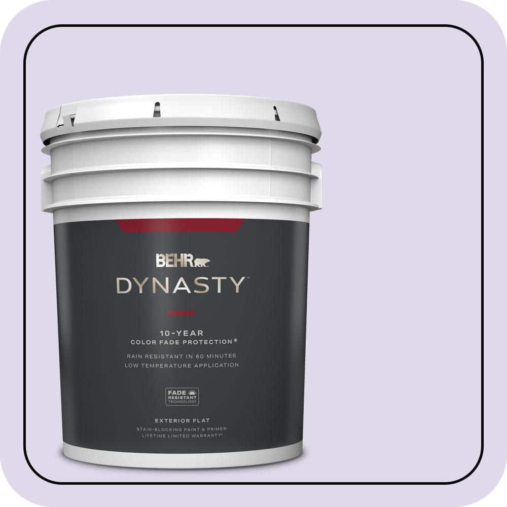 5 gal. #640A-2 Misty Violet Flat Exterior Stain-Blocking Paint & Primer price history on PriceWatchPro