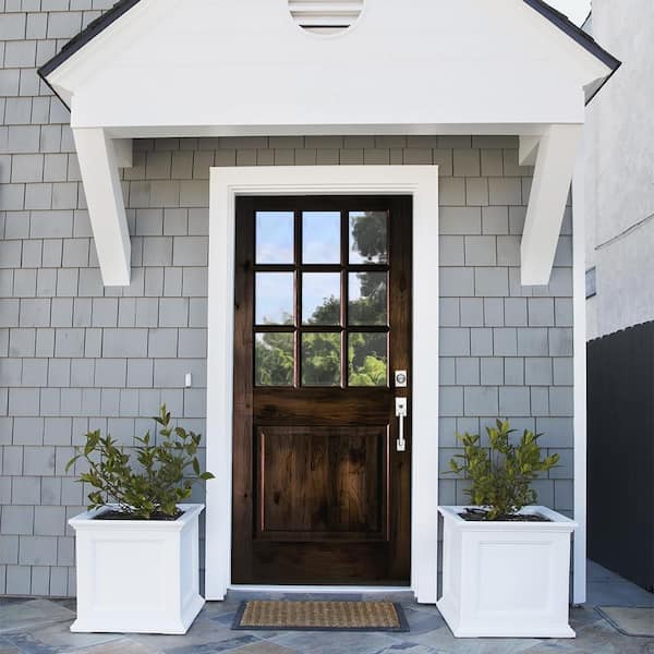 Krosswood Doors 36 in. x 80 in. Craftsman 9-Lite Clear