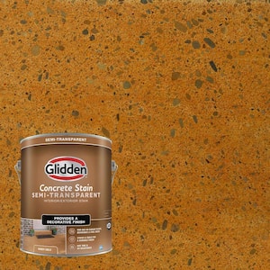 1 gal. Honey Gold Interior/Exterior Semi-Transparent Concrete Stain