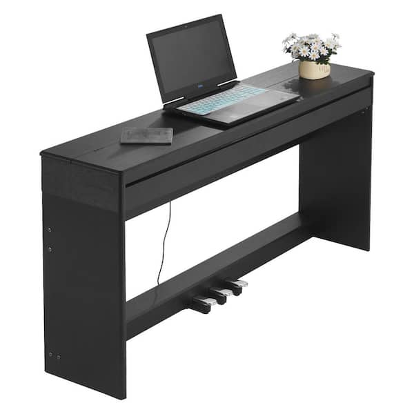 Weighted Digital Piano with Furniture Stand, Adapter, Triple Pedal, 88 Keys Fully Weighted, Electric Piano Keyboard