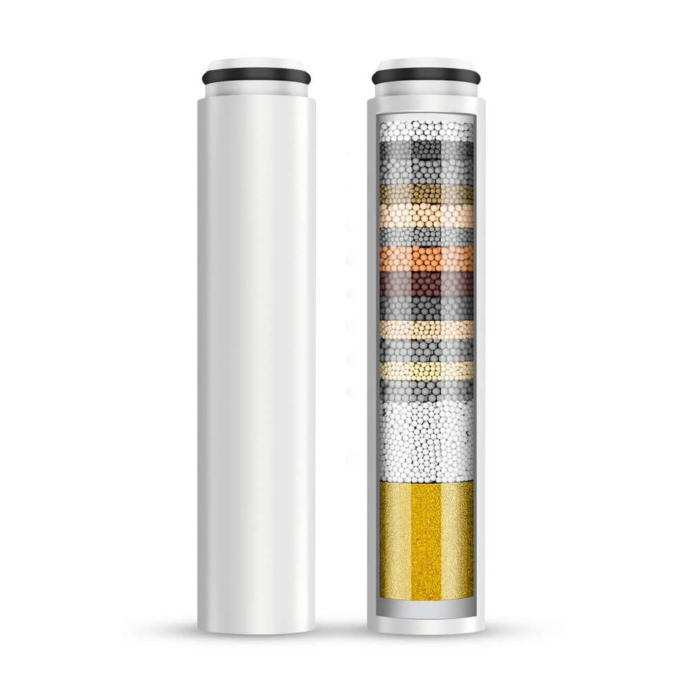 2 Pack Shower Filter, With Filter Cartridge 15 Stage Filtration System Removes heavy metals and odors, Easy to Install price history on PriceWatchPro