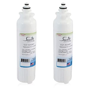 Replacement Water Filter for LG LT800P, ADQ73613401 (2-Pack)