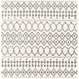 Daner Cream Moroccan 7 ft. x 7 ft. Indoor Square Area Rug