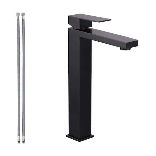 Single Handle Single Hole Bathroom Vessel Sink Faucet in Oil Rubbed Bronze