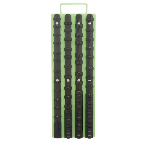 Grand Rapids Industrial Products Professional Socket Rack, Green 67339 -  The Home Depot