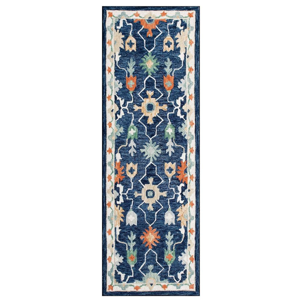 Latitude Run® Ambiant Hewit Collection Pet Friendly Area Rugs Purple