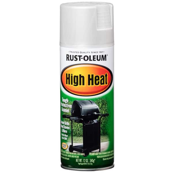 Rust-Oleum Specialty 12 oz. High Heat Ultra Semi-Gloss Silver Spray Paint  270201 - The Home Depot