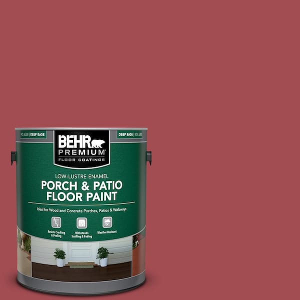 BEHR PREMIUM 1 gal. #PPU1-07 Powder Room Low-Lustre Enamel Interior/Exterior Porch and Patio Floor Paint