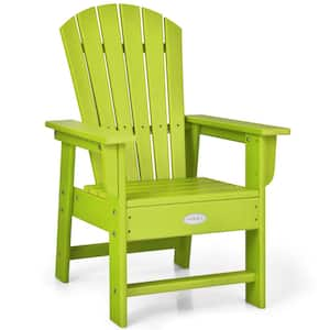 Green Reclining Wood Kids' Adirondack Chair for Ages 3-8 (1-Pack)