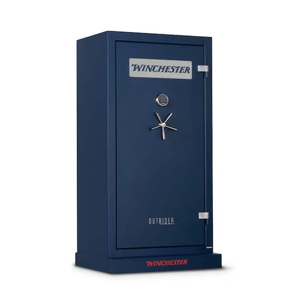 Outrider 25 cu. ft., 48-Gun, 60 Minute Fire Rating, UL Listed Electronic Lock, Midnight Blue