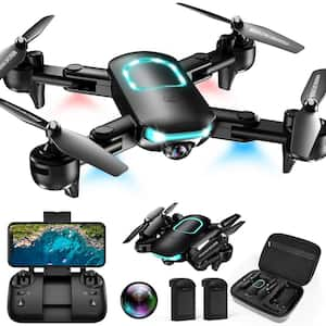 Drone with Camera for Adults Beginner Foldable 2. 4GHz FPV Drone 249g 26 Mins Flight Time Brushless Motor, Black Finish