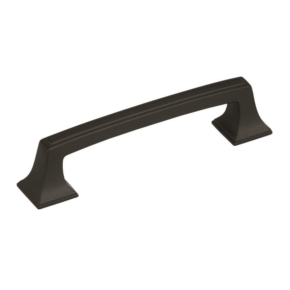 Mulholland 3-3/4 in. (96mm) Traditional Black Bronze Arch Cabinet Pull