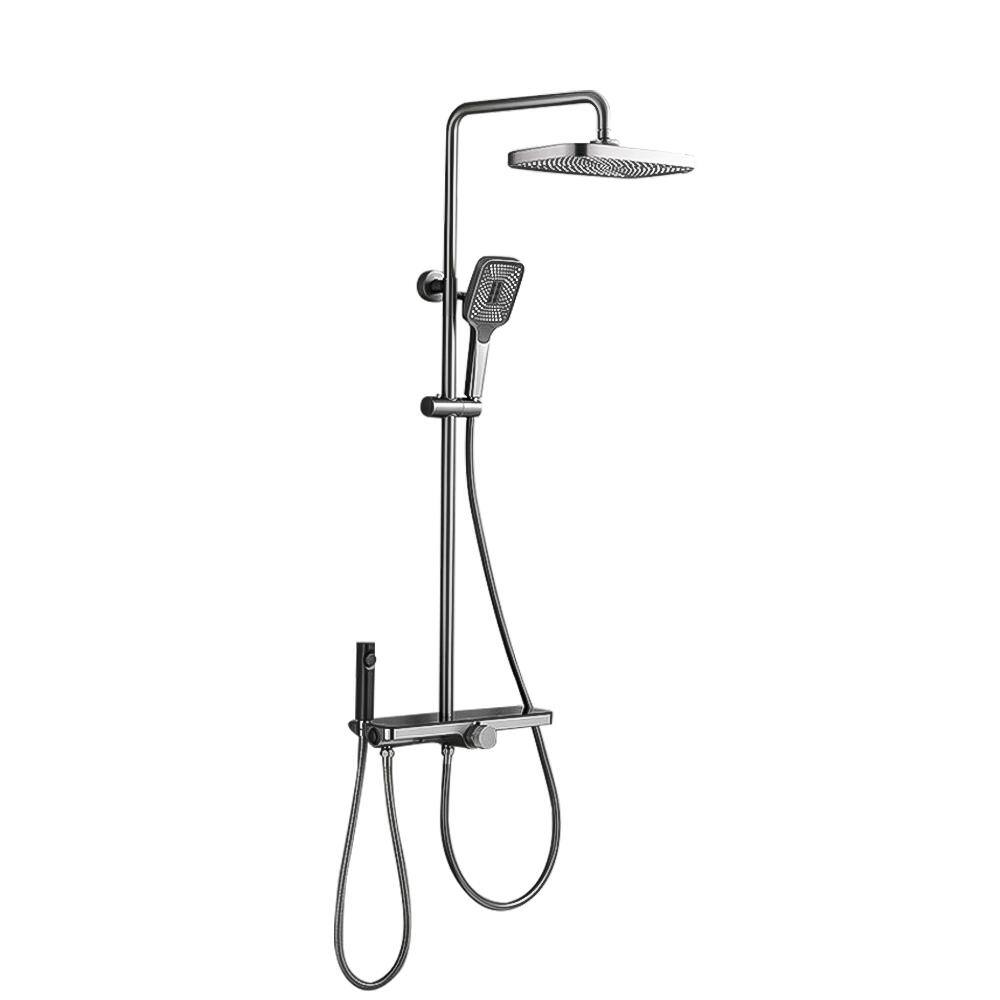 Aosspy Modern 3Spray 12 in. Dual Shower Head and Handheld Shower Head