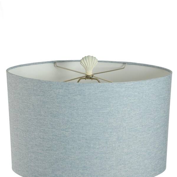 StyleCraft Nemo 27 in. Ocean Blue Table Lamp L216436DS - The Home Depot