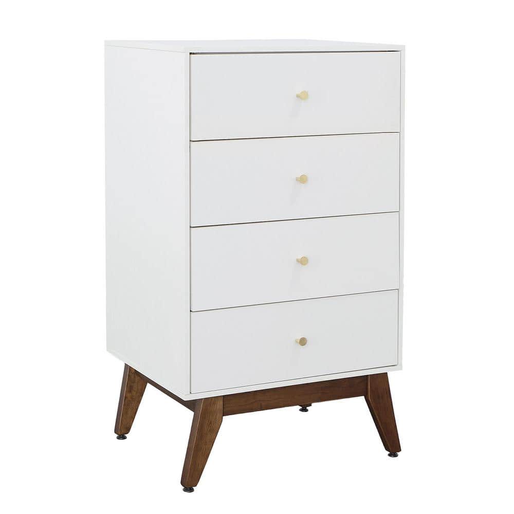 Saddie White 4-Drawer 24 in. Chest of Drawers