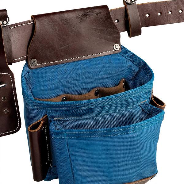 BUCKET BOSS 2-Bag Hybrid Suspension Rig Work Tool Belt with