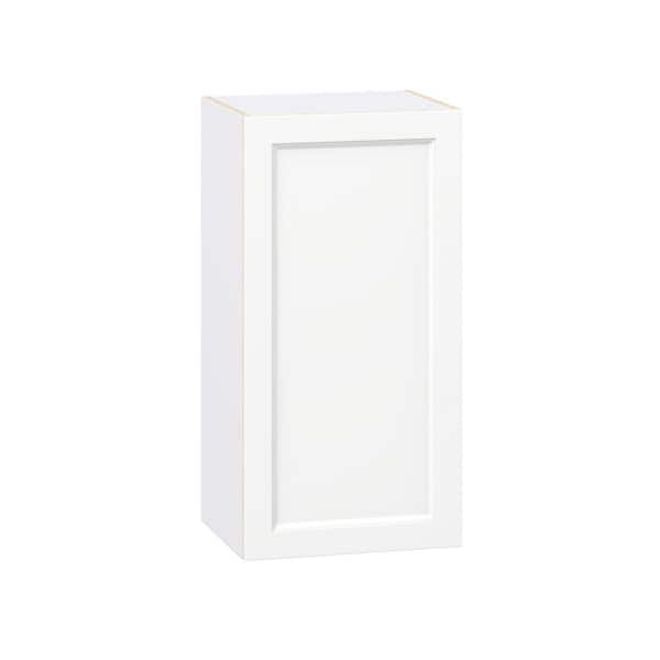 J COLLECTION Laramie 18 in. W x 14 in. D x 35 in. H Assembled Wall Kitchen Cabinet in Painted Bright White