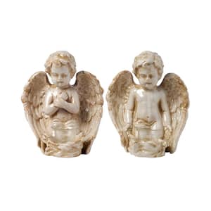 Angels Antique White/Gold (Set of 2)
