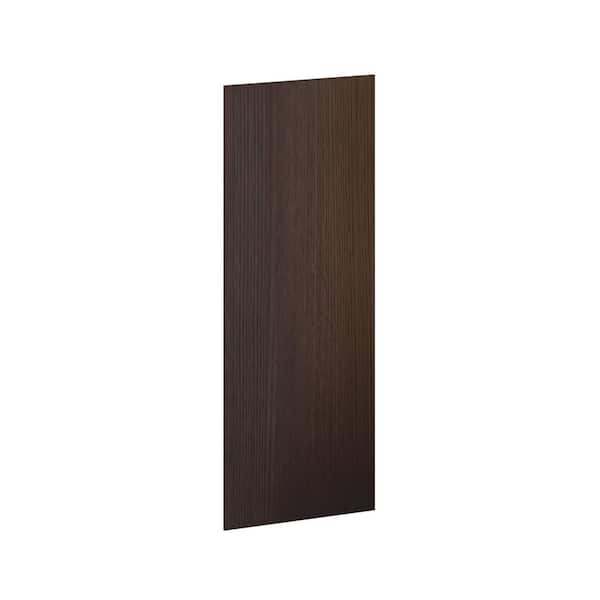 J COLLECTION Georgetown 36 in. W x 96 in. H Refrigerator End Panel in Chestnut