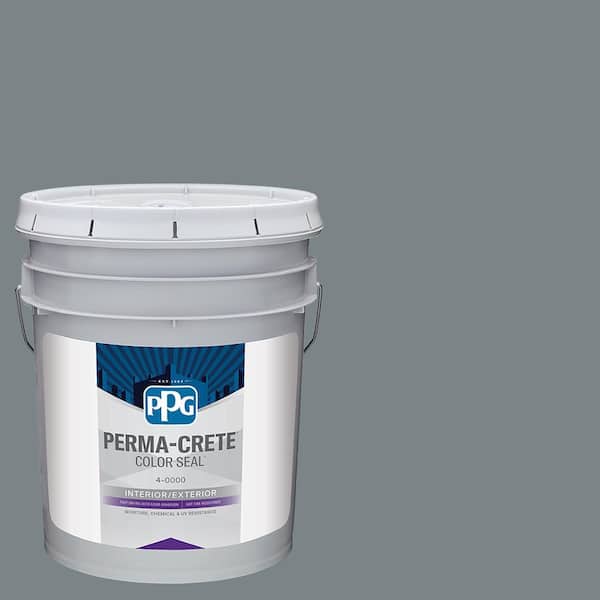 Color Seal 5 gal. PPG1039-5 Garrison Gray Satin Interior/Exterior Concrete Stain