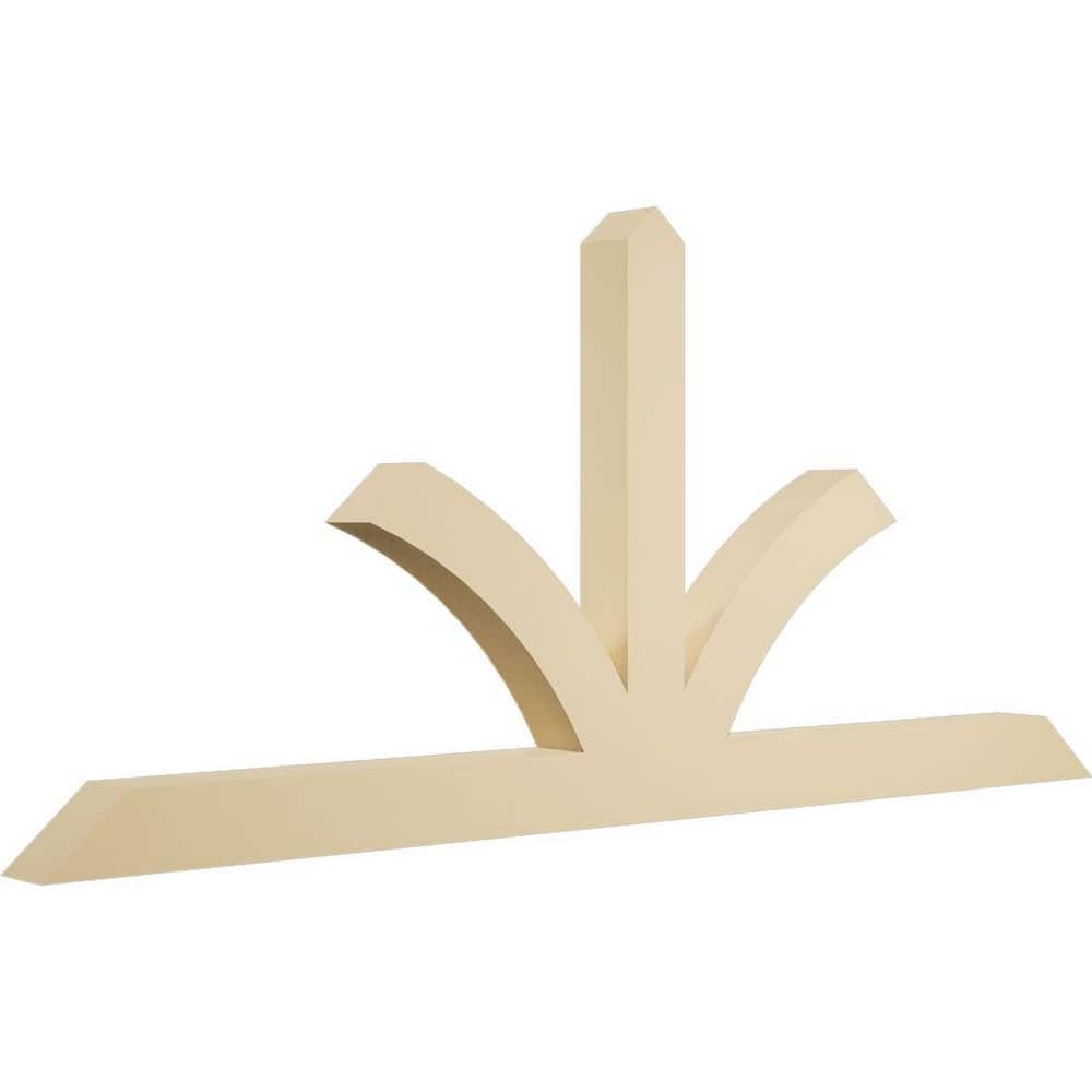Ekena Millwork 72 in. W x 33 in. H x 4 in. D x 4 in. F, 11/12 Pitch ...