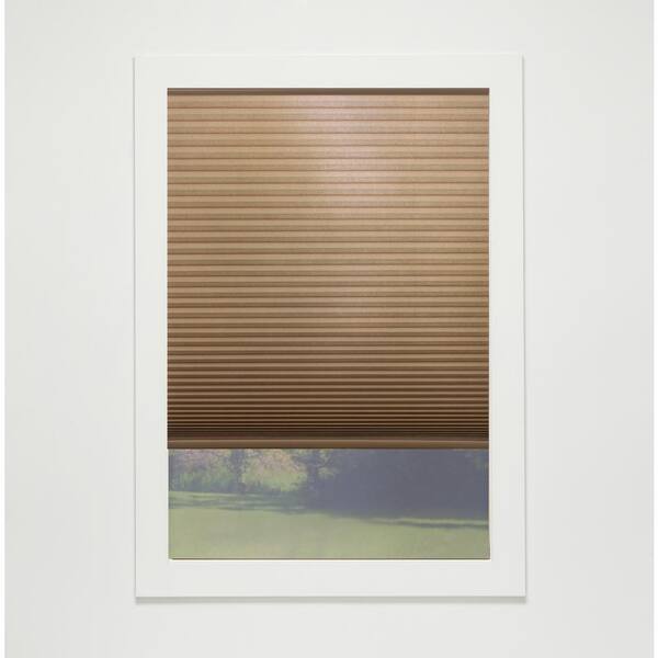 Perfect Lift Window Treatment Latte Cordless Light Filtering Eco Polyester Cellular Shades - 48.5 in. W x 48 in. L