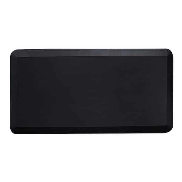Unbranded Black 40 in. x 20.5 in. Anti Fatigue Kitchen Mat