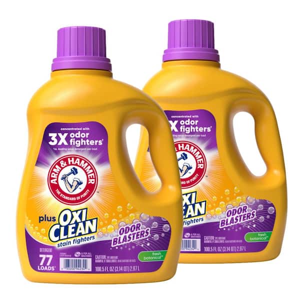 ARM & HAMMER 100.5 oz. Fresh Bontanical Plus Oxiclean Odor Blaster Liquid Laundry Detergent (77-Loads) (2-Pack)