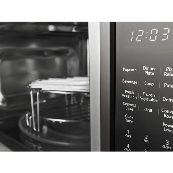 KitchenAid KCMS2055SSS 2.0 cu. ft. Countertop Microwave Oven with 1,200  Cooking Watts, 10 Power Levels, Sensor Cook and 16 Recessed Turntable