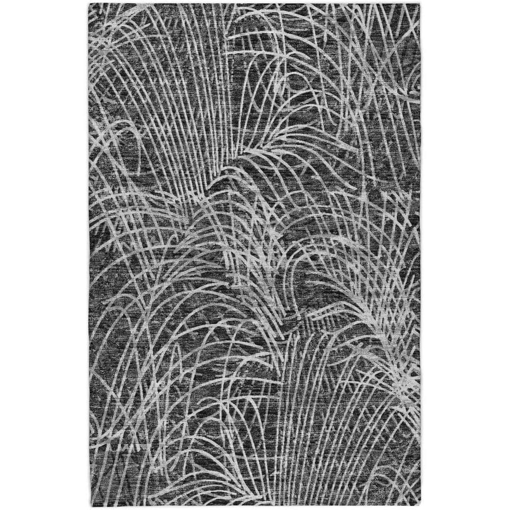 Dream Shag Premium Machine Washable Abstract ADS35 Charcoal 10 ft. x 14 ft. Area Rug price history on PriceWatchPro