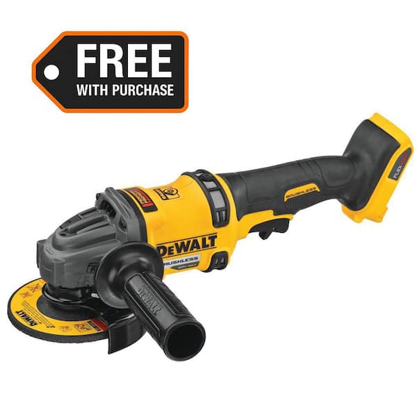FLEXVOLT 60V MAX Cordless Brushless 4.5 in. to 6 in. Small Angle Grinder with Kickback Brake (Tool Only)