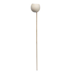 20 in. Bleached Preserved Bell Cup on Stem, 40 Stems Per Pack