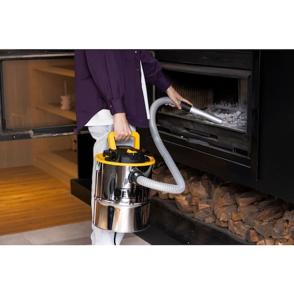 4 Gal. Stainless Steel Ash Vacuum for Dry Pickup
