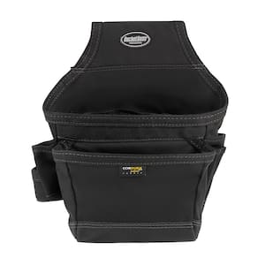 12 in. 12-Pocket Ballistic Carpenter's Tool Belt Pouch