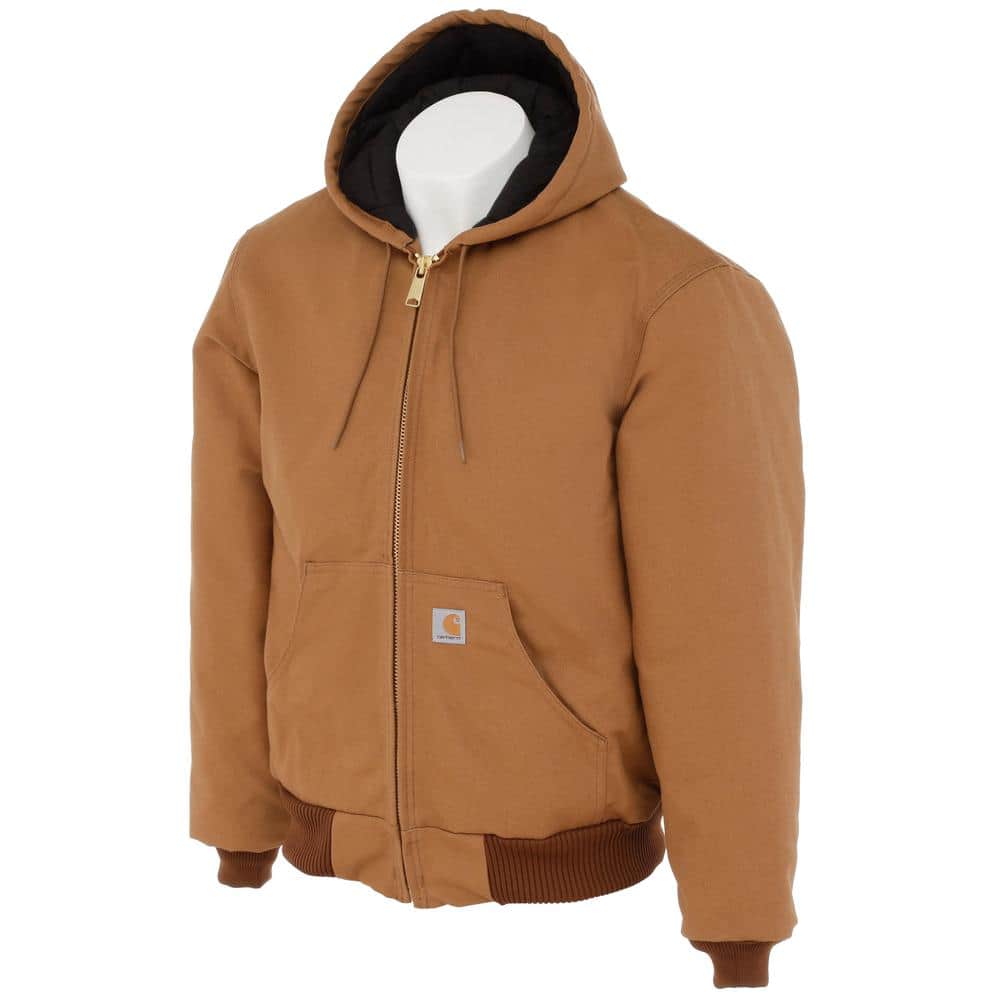 着用回数少なめ！！Carhartt J140-BRN ブラウン Carhartt Men's Regular Medium Black Cotton Midweight Jackets