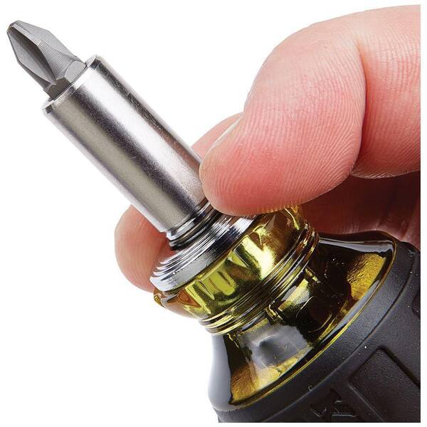 Klein Tools - 8-in-1 Multi-Bit Adjustable Length Stubby Screwdriver