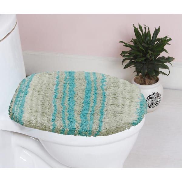 Turquoise toilet seat deals cover