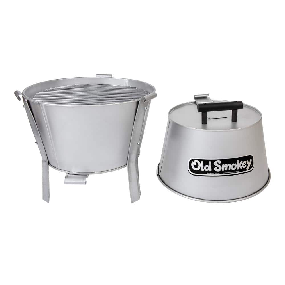 Old Smokey 22-Inch Silver Charcoal Kettle Grill