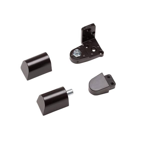 Global Door Controls US Aluminum Style 3/4 in. Duronodic Right Hand Offset Door Pivot Hinge Set for Adams Rite Type Storefront Door
