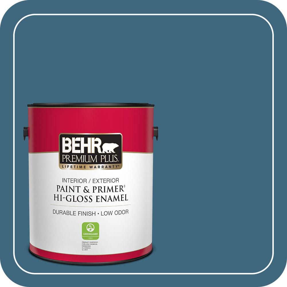1 gal. #MQ5-61 Ocean Storm Hi-Gloss Enamel Interior/Exterior Paint & Primer price history on PriceWatchPro