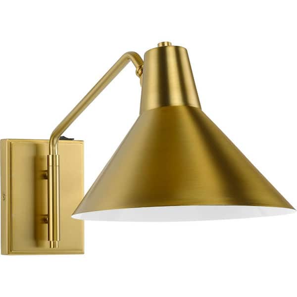 Progress Lighting Trimble Collection 10 in. 1-Light Brushed Bronze Wall Sconce